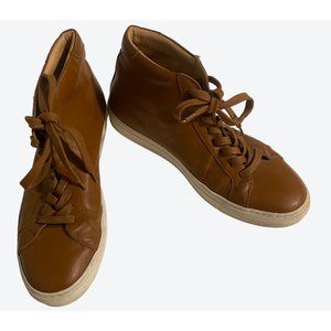 Greats Brooklyn The Royale High Men's Cuoio Caramel Brown High Top Shoes US 10.5